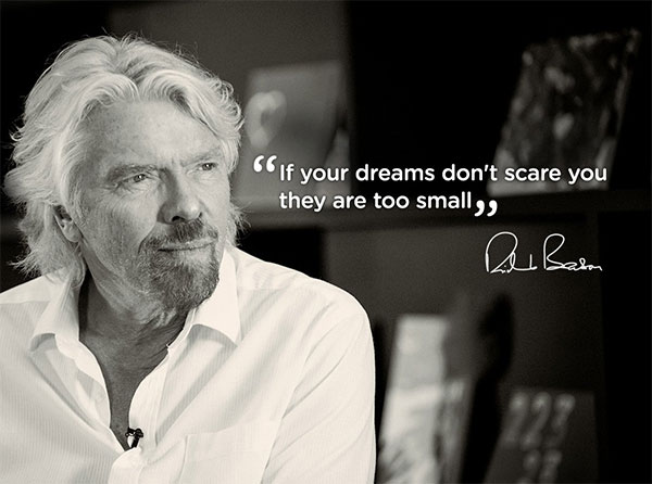 Richard Branson and dreams